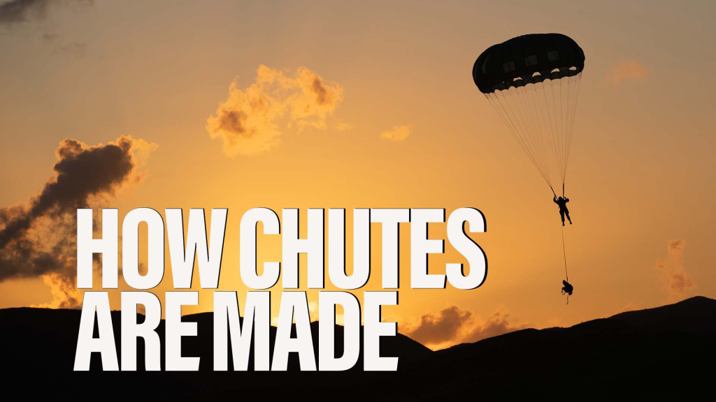 Go inside the facility where military parachutes are made