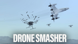 Learn about a high-speed drone smasher that uses its nose cone to ram enemy UAVs