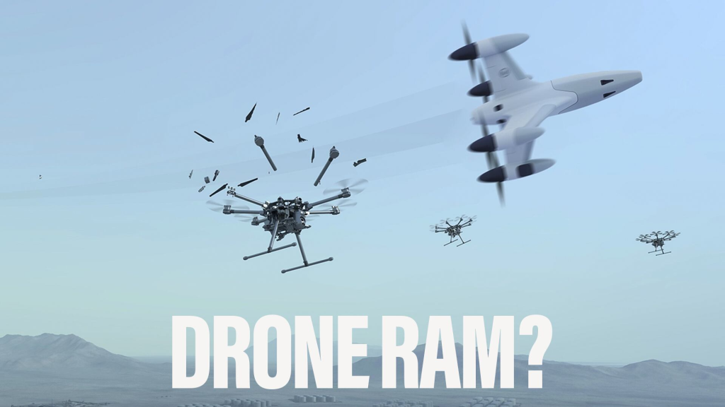 Check out a high-speed drone that smashes enemy UAVs out of the sky with its nose