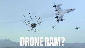 Check out a high-speed drone that smashes enemy UAVs out of the sky with its nose