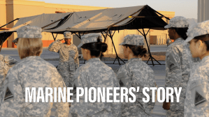 Pioneering female Marines’ story highlighted by veteran