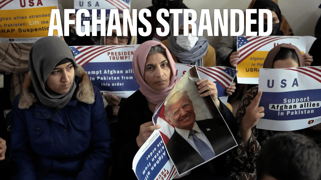 Trump executive prevents families of U.S. troops from leaving Afghanistan