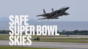 Air National Guard secures skies over Super Bowl