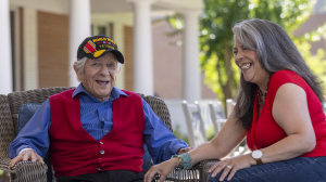 WW2 veteran and daughter share memories in Fisher House