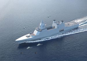 Singapore launches ‘Battlestar Galactica’-like warship with drones