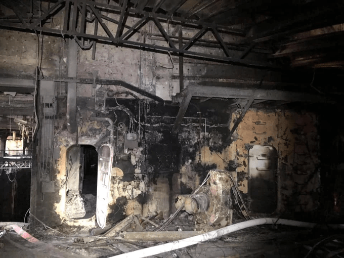 Here’s what the damage inside the Bonhomme Richard looks like