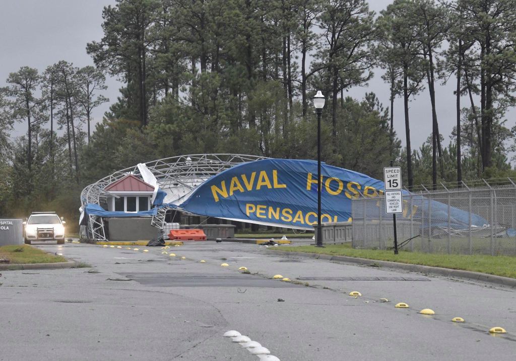 Hurricane Sally inflicts wind, water damage at NAS Pensacola; Florida Guard aiding aftermath