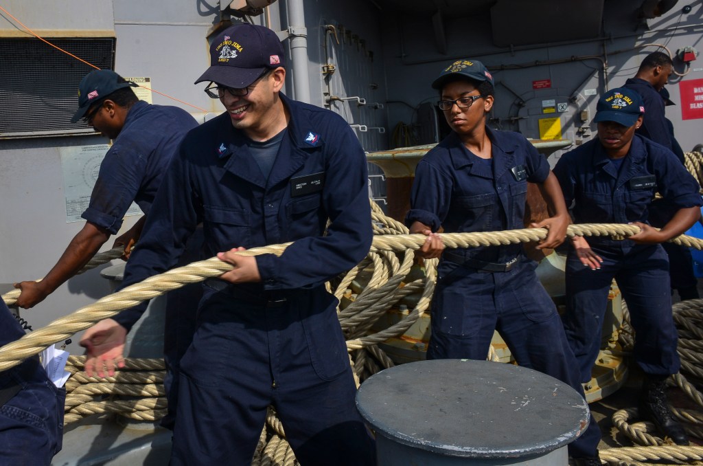Four Navy warships prepare for Hurricane Irma response