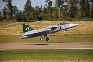 Brazil’s first Gripen E takes off