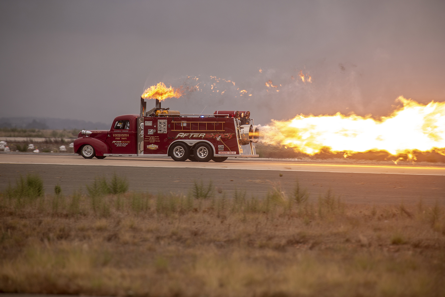 Aftershock, a jet powered firetruck