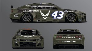 Airman designs NASCAR paint job after B-29 bomber