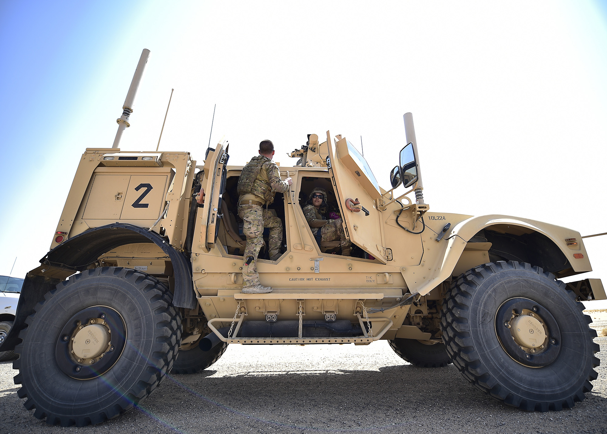 Members of the 378th Expeditionary Civil Engineer Squadron explosive ordnance disposal section perform a training scenario at Prince Sultan Air Base, Saudi Arabia, Sept. 4, 2020.