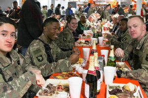 COVID-19 doesn’t stop Thanksgiving for troops overseas