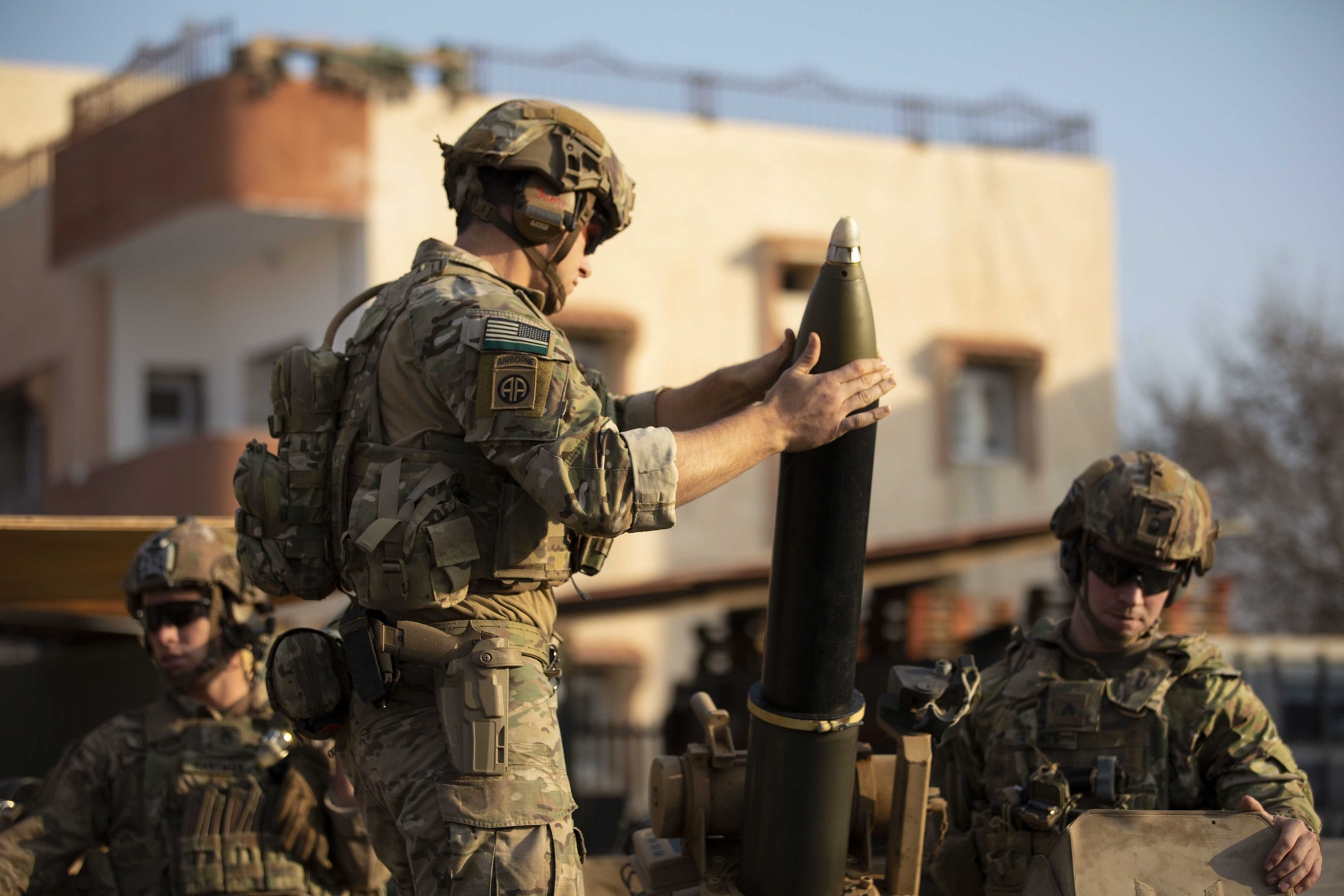 Paratroopers from 2nd Brigade Combat Team, 82nd Airborne Division conduct a training exercise in northeast Syria on Dec. 3, 2020, while supporting Operation Inherent Resolve.