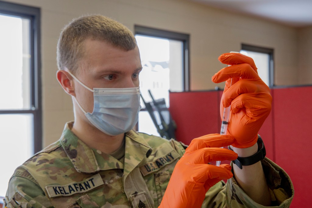 SECDEF tells governors Guard troops must get COVID-19 vaccine