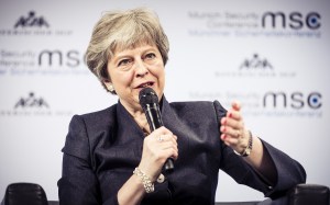 UK Prime Minister May warns EU against freezing Britain out of defense developments