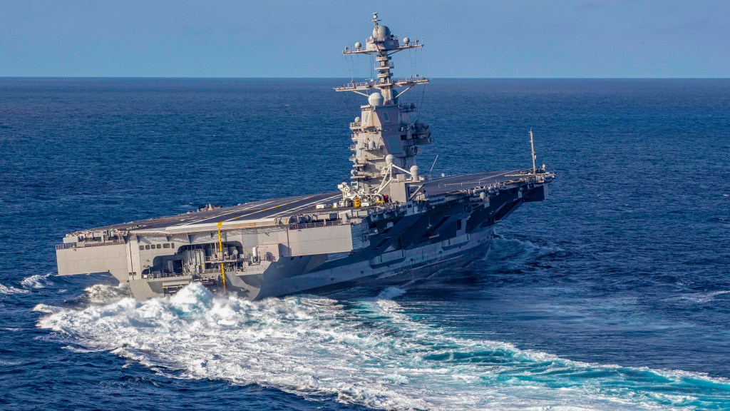 Ford returns from sea trials