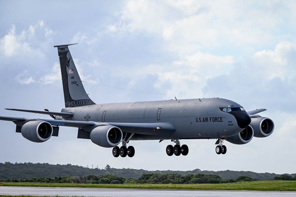 KC-135 tanker jet crashes at Iowa airport; none injured