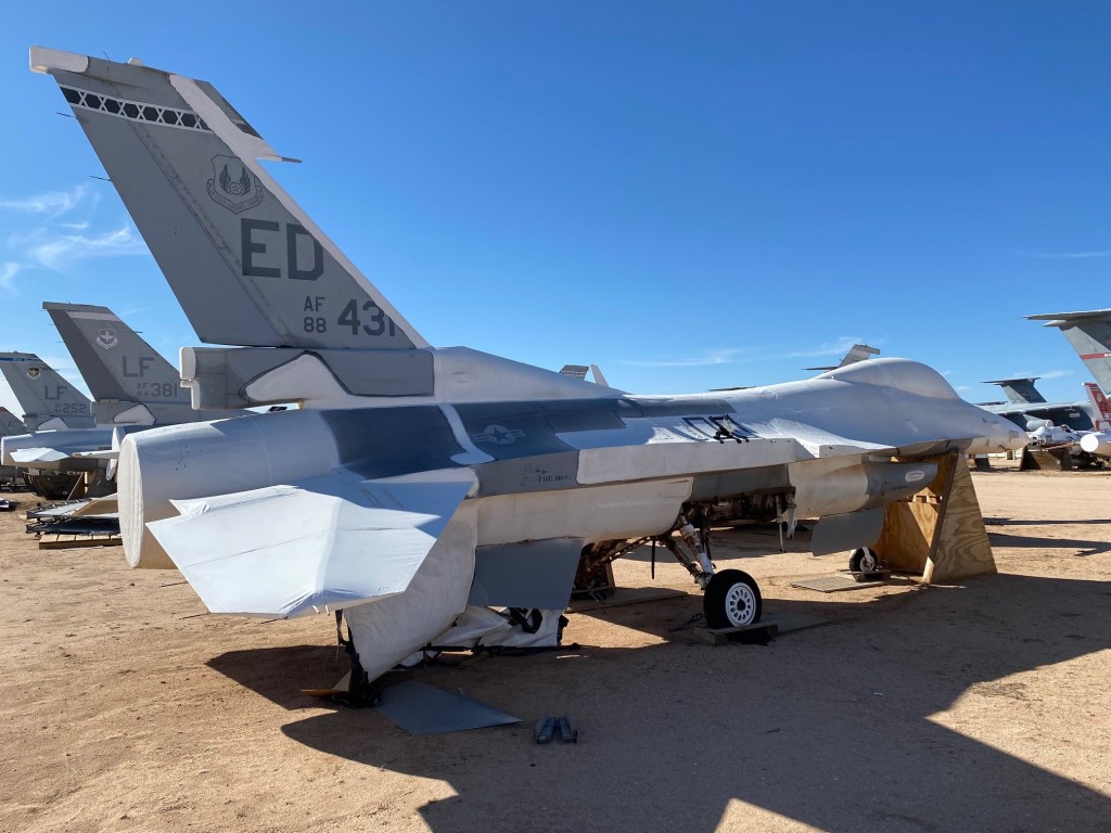 How two F-16s from the US Air Force’s ‘boneyard’ will find a second life as digital models