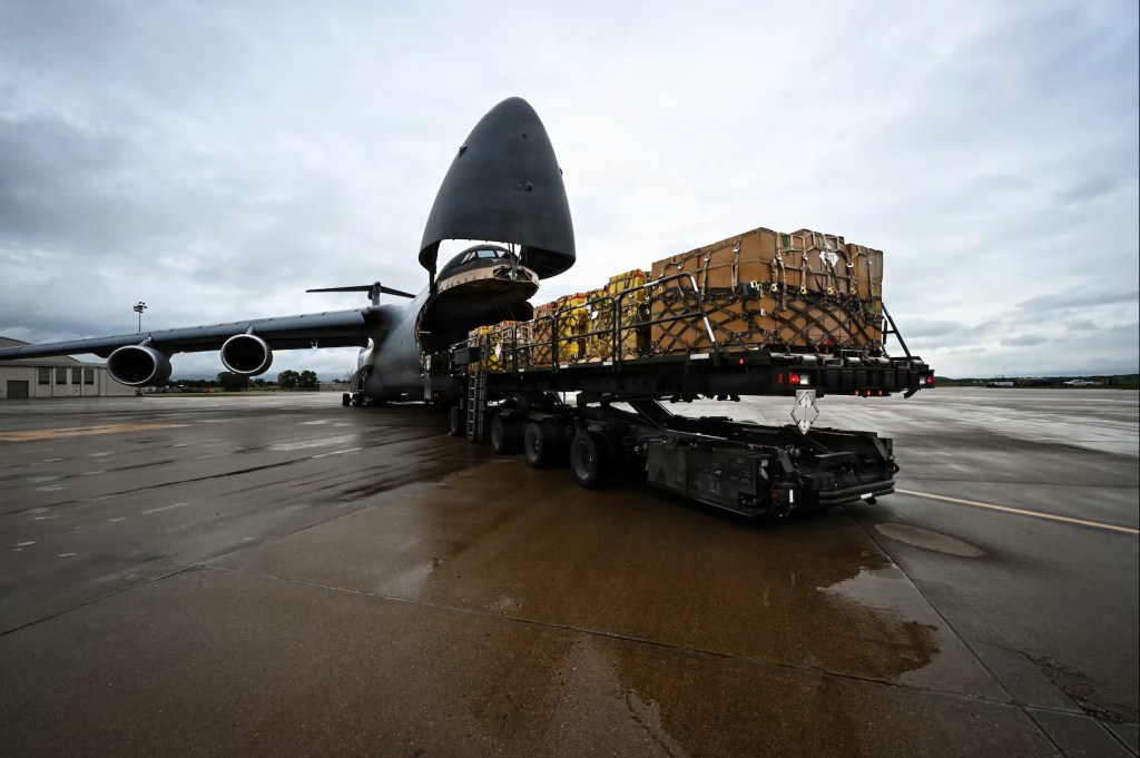 Air Force’s C-5M Super Galaxy aids in removal, destruction of $5 billion worth of illegal drugs