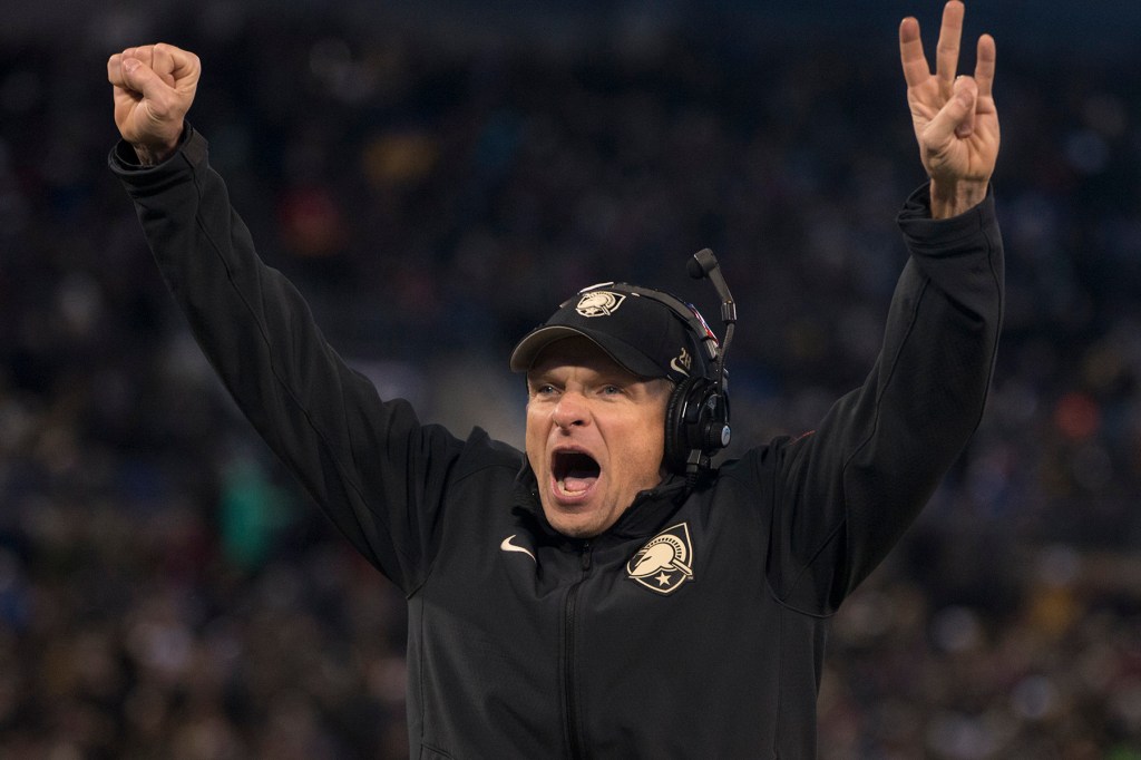 Army football coach Jeff Monken signs contract extension