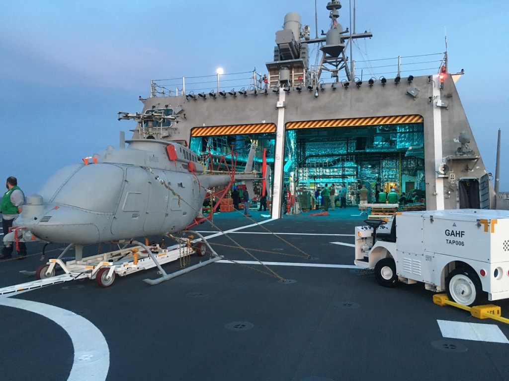 Weaponization of unmanned Fire Scout helicopter ‘on hiatus’ until 2023
