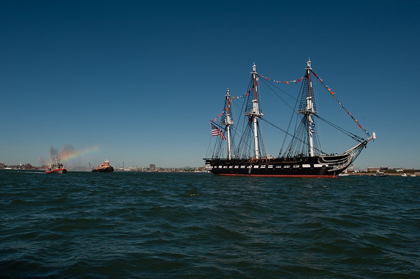 ‘Old Ironsides’: USS Constitution gets underway, if just around the harbor