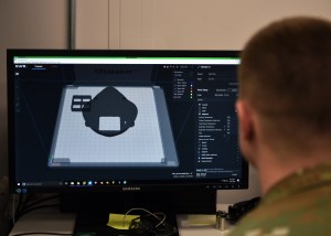 Air Force using 3D printers to create N95 face masks for medical personnel