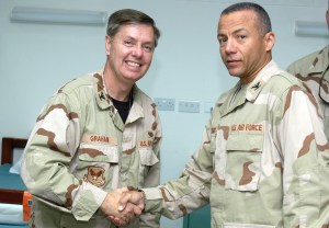 Lindsey Graham, senator and retired Air Force Reserve colonel, remembered for relishing challenges of public life