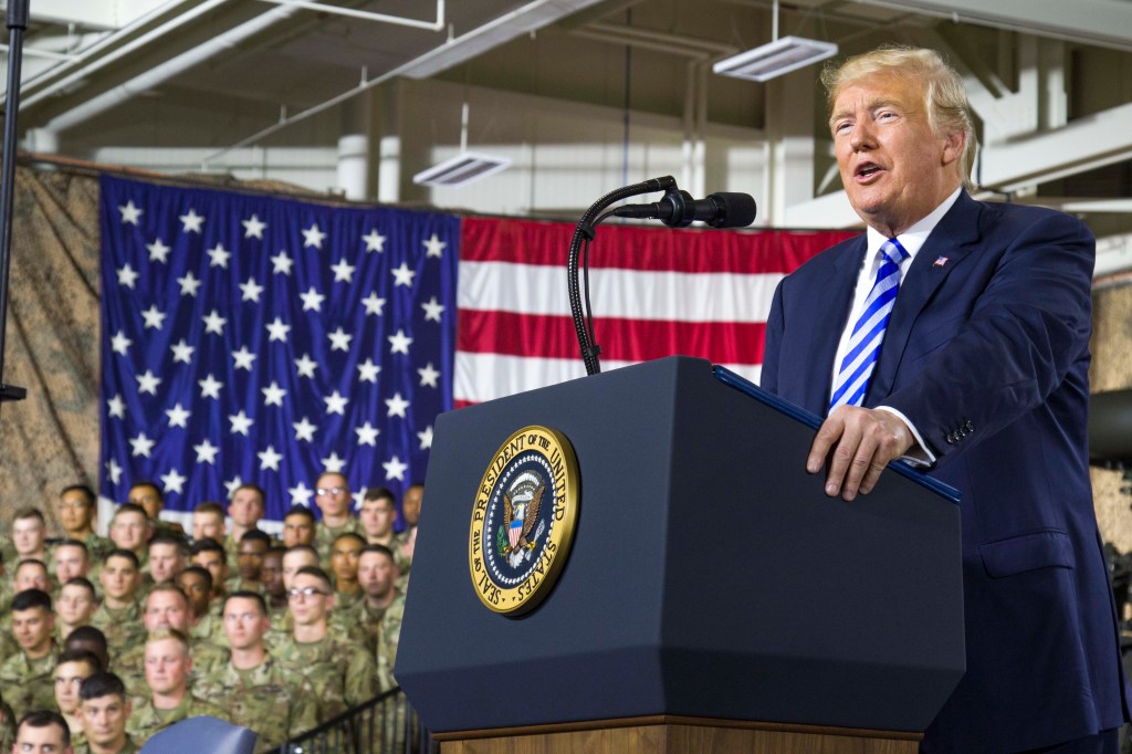 Support for Trump is fading among active-duty troops, new poll shows