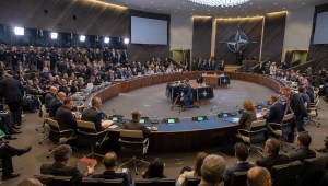 NATO leader plays down divisions as alliance marks anniversary