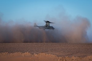 Navy struggles with stopping dirt from clogging Osprey engines, report warns