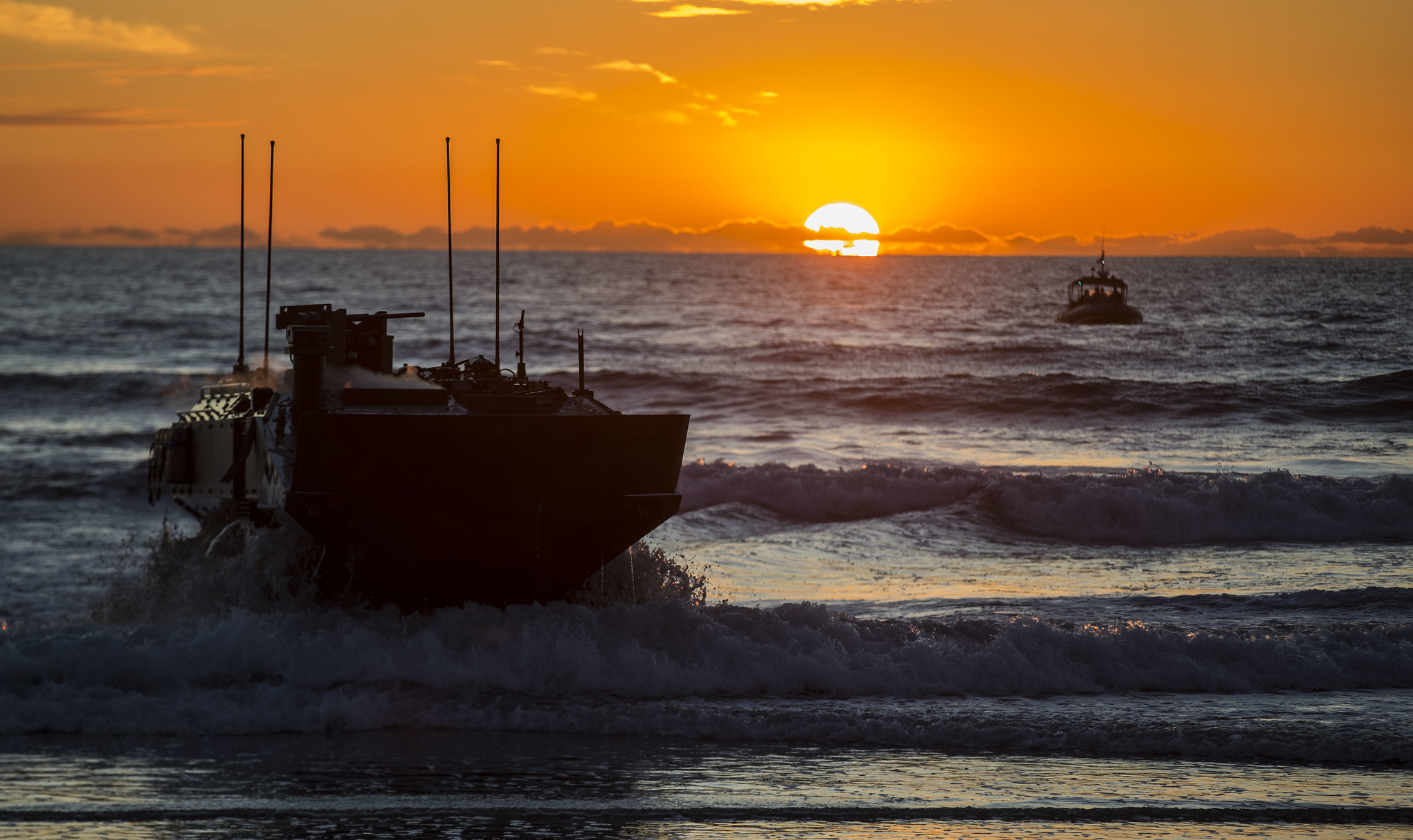 Marines take ACV out for low-light tests