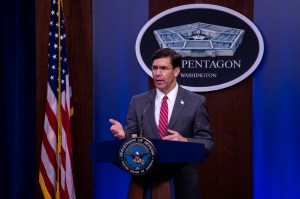 In memo to force, Esper issues directions on operational security