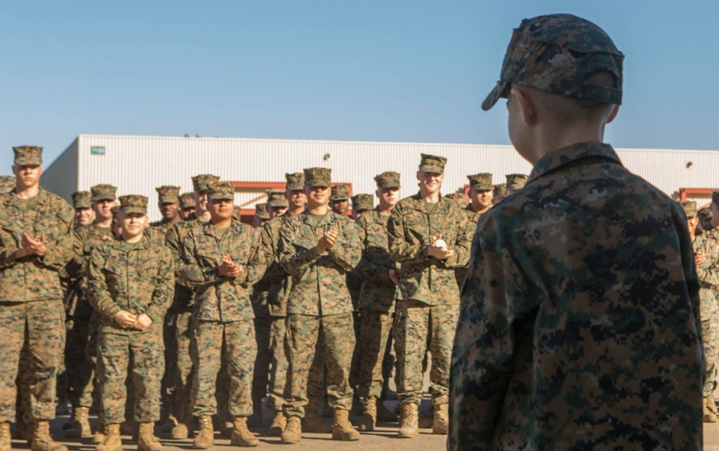 Dreams come true as 6-year-old fighting rare terminal brain disease becomes honorary Marine