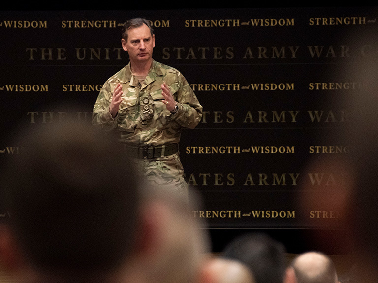 UK Army chief talks green energy, countering Russia and digital modernization