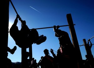 Leg tucks lift up soldiers during Suicide Awareness Month