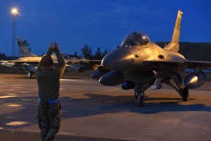 Air Force trains to defeat enemy air defenses 50 miles south of the Arctic Circle