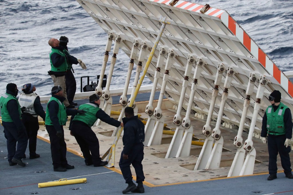 Navy replaces troubled part on Ford carrier after test cancelation