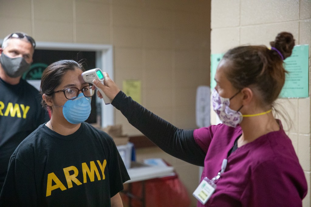 Slowed increase of DoD coronavirus cases hints at a flattened curve