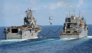 Civilian mariner dies on deployed cargo ship
