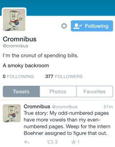 Twitter Does It Again: Behold @cromnibus