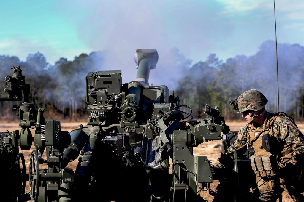 This is why Marines fired cannons off the coast of North Carolina