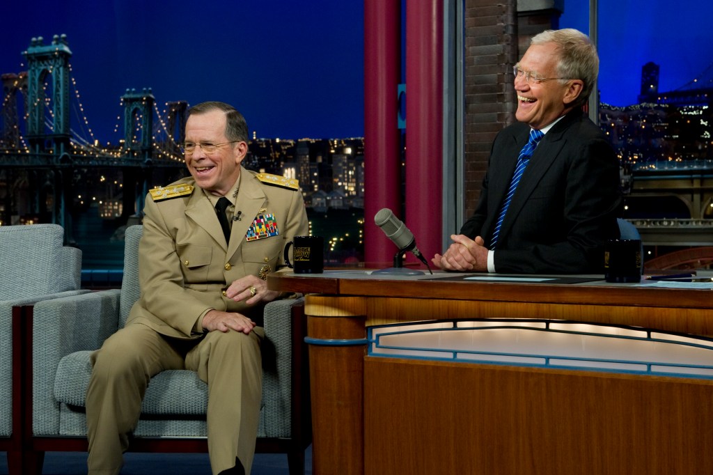 Letterman’s last night: Top 10 (or so) military guests