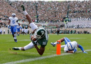 Football: Burbridge leads No. 4 Michigan State over Air Force 35-21