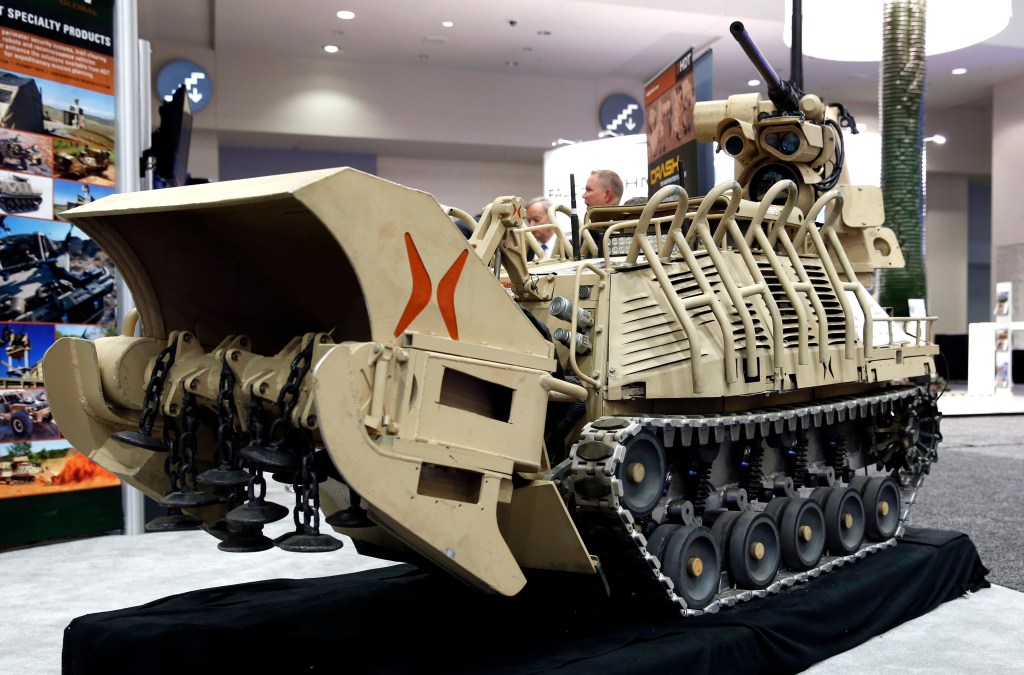 Multipurpose Robot Fights Enemies, Transports Loads