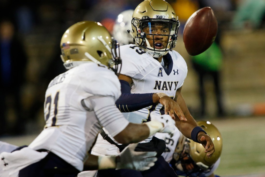 No. 19 Navy rolls past Tulsa 44-21