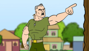 Marine’s  ‘Gunny’ cartoon spoofs veteran transition