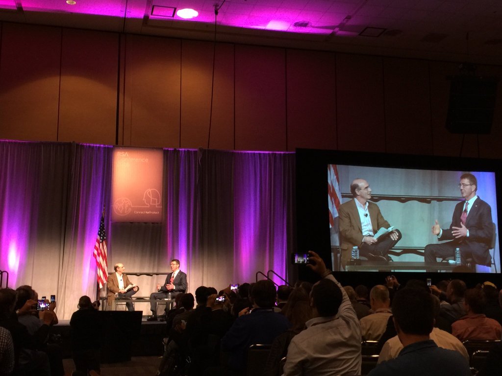 Carter plugs collaboration between DoD, private sector at RSA