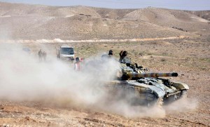 Syrian forces battle Islamic State group inside Palmyra